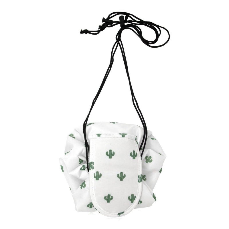 Cactus Print Makeup Bag