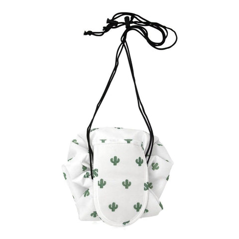 Image of Cactus Print Makeup Bag