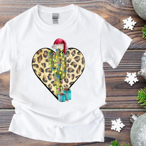 Image of Christmas Cactus Print Shirt