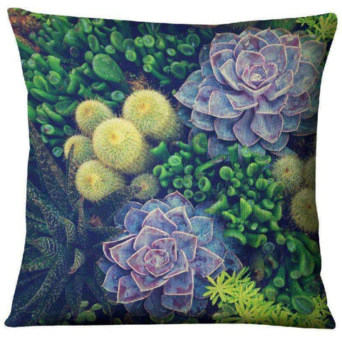 Image of succulent pillow covers cactus room decor