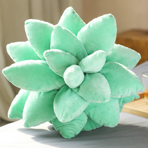 Image of Cactus Decor - Echeveria Succulent Pillow