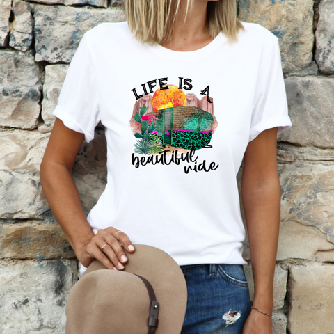 Image of Life Is A Beautiful Ride Cactus Shirt