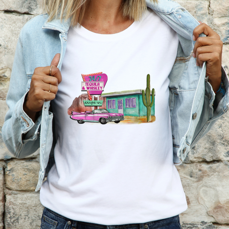 Tequila and Whisky Cactus Shirt