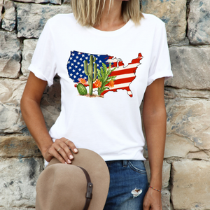 USA Design Cactus Shirt
