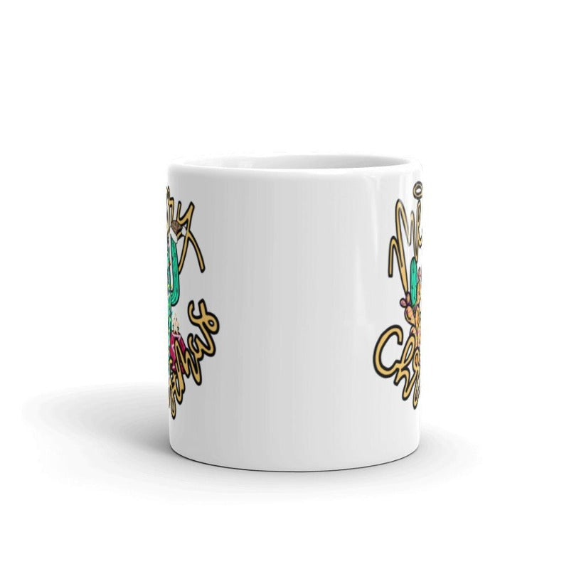 Christmas Cactus Print Coffee Mug