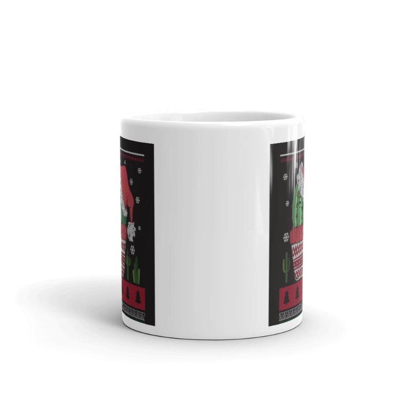 Christmas Cactus Print Coffee Mug