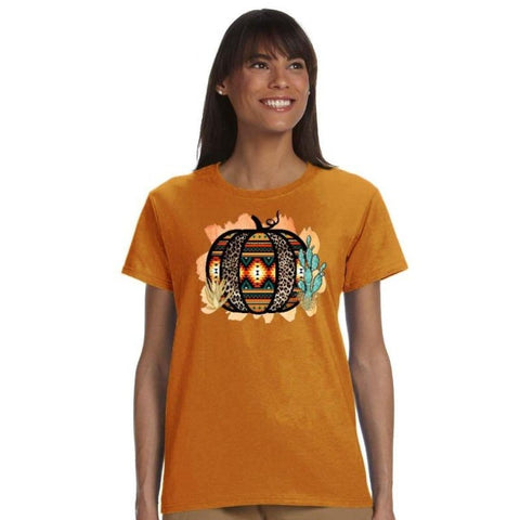 Image of Fall Cactus Print Cactus Shirt