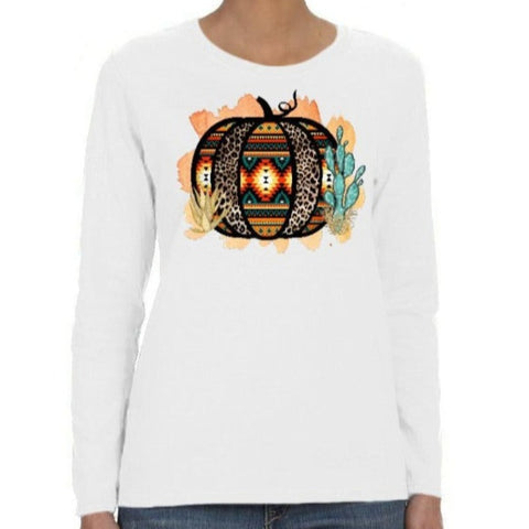 Image of Fall Cactus Print Cactus Shirt