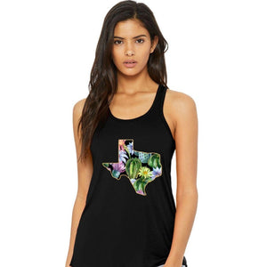 Cactus Lovers Texas Tank Top