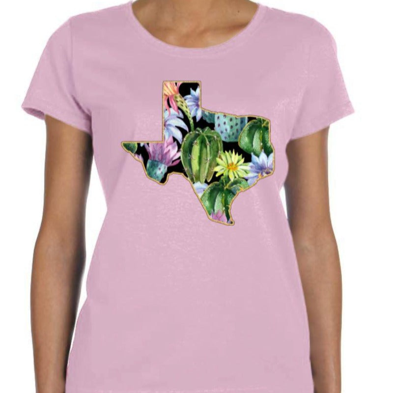 Cactus Lovers Texas T Shirt