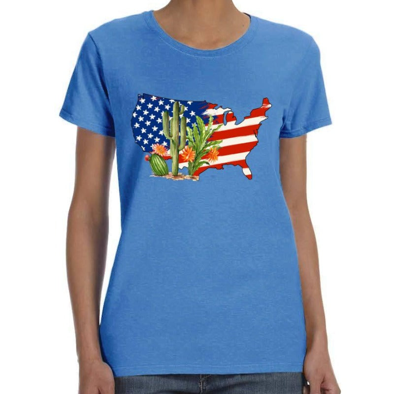 USA Design Cactus Shirt