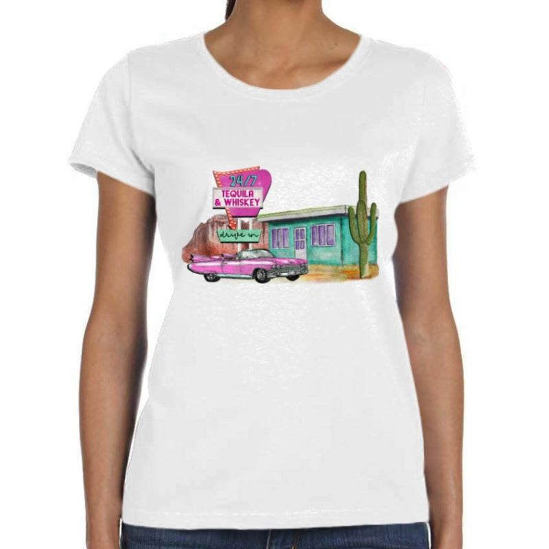 Tequila and Whisky Cactus Shirt