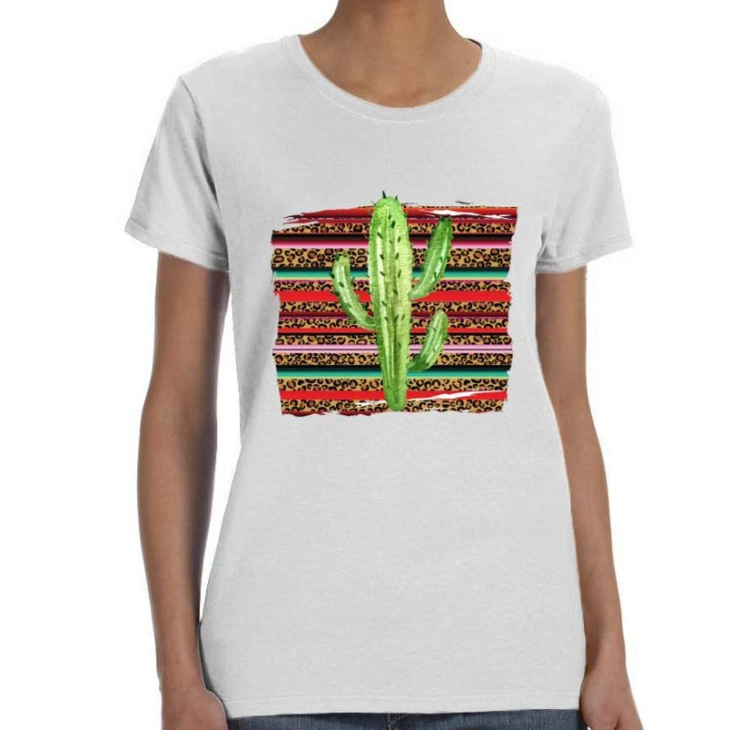 Colorful Saguaro Cactus Shirt