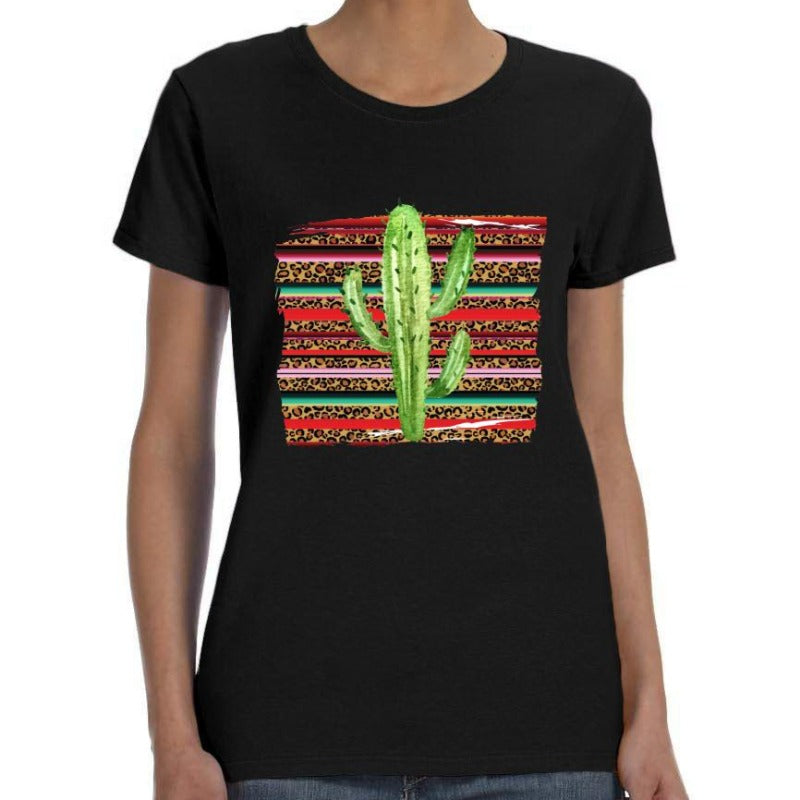 Colorful Saguaro Cactus Shirt