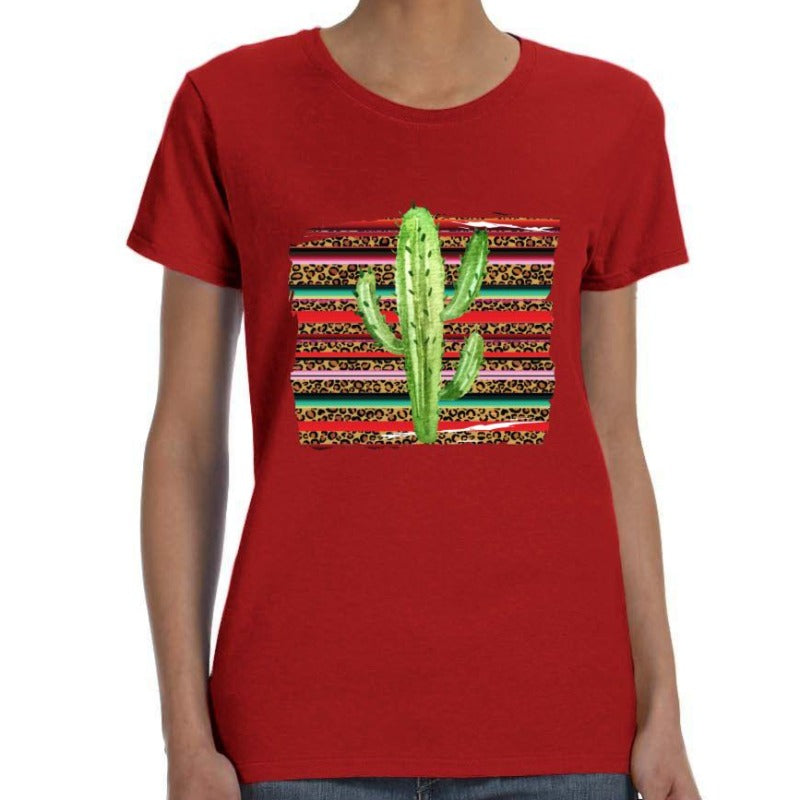 Colorful Saguaro Cactus Shirt