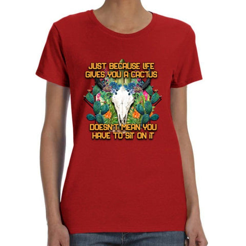 Image of Life Gives You Cactus Print Shirt