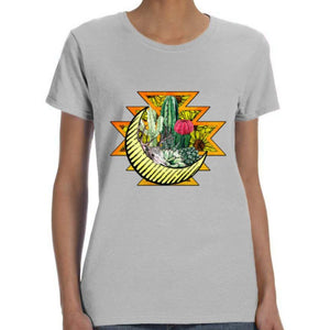 Unique Desert Scene Cactus Shirt