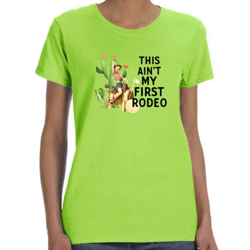 "This Ain't My Fist Rodeo" Cactus Shirt