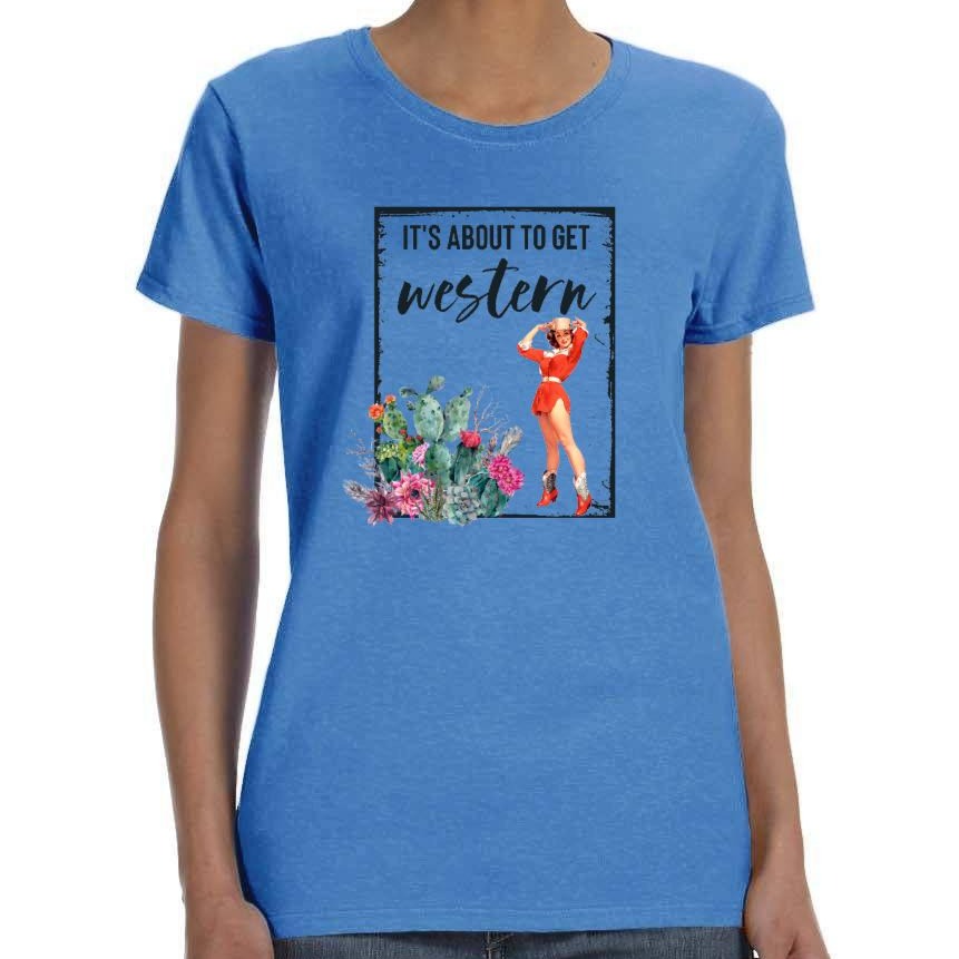 It's About to Get Western! Cactus Shirt