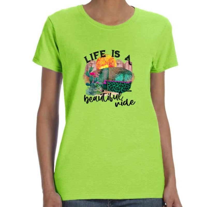 Life Is A Beautiful Ride Cactus Shirt