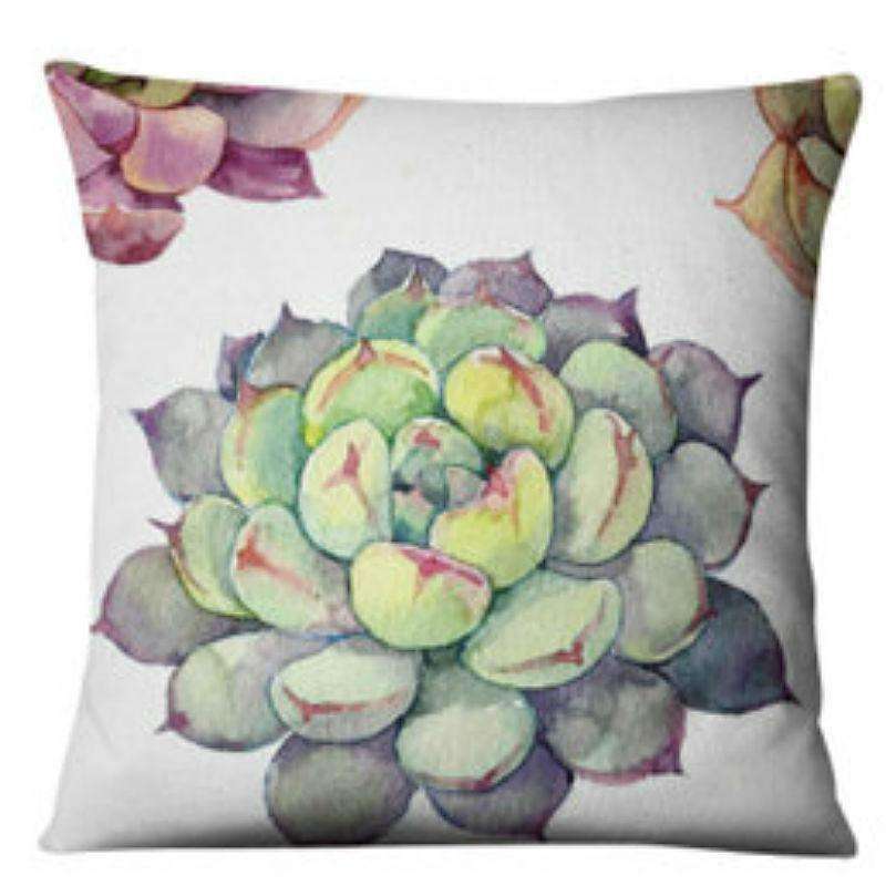 Succulent Style Decorative Pillow Covers cactus home decor