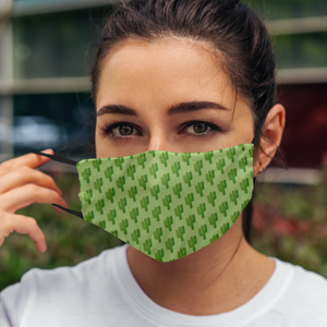 Cactus Print Cloth Face Masks