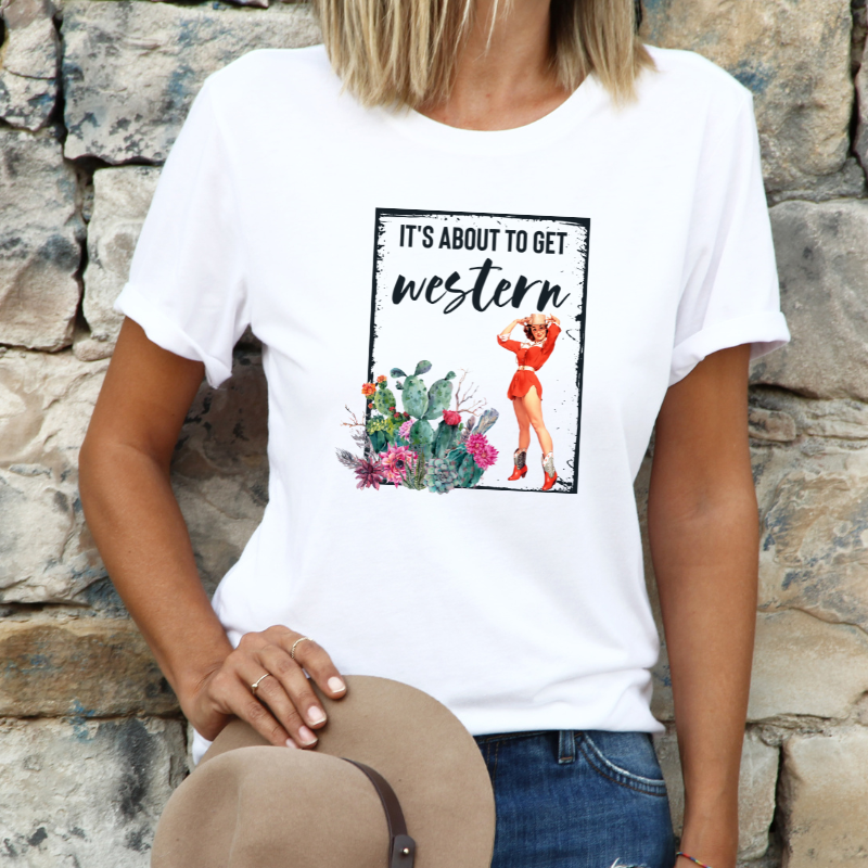 It's About to Get Western! Cactus Shirt