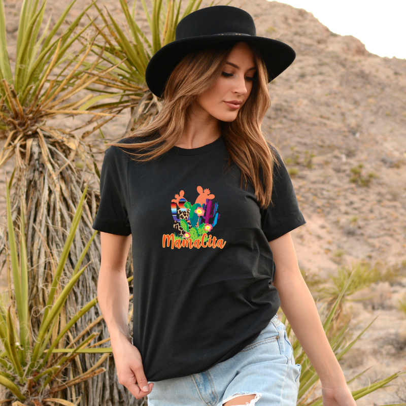 Mamacita Cactus Print Shirt
