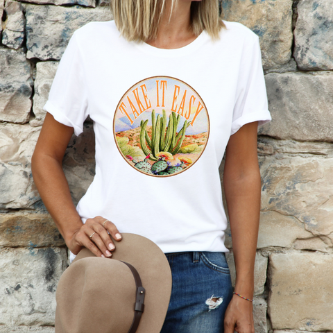 Image of Take It Easy Cactus Shirt