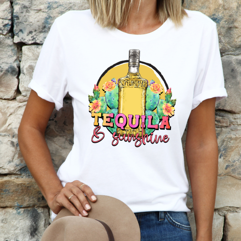 Tequila and Sunshine Cactus T Shirt
