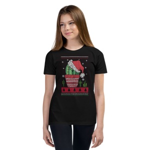 Kids Christmas Cactus Print T-Shirt