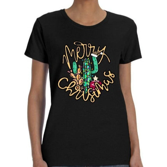 Merry Christmas Cactus Shirt