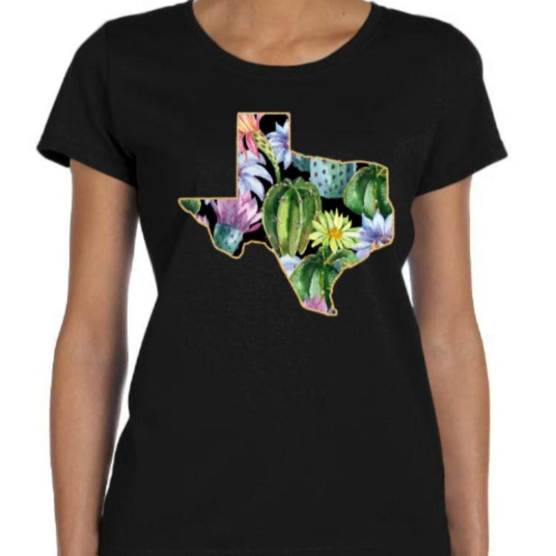 Cactus Lovers Texas T Shirt