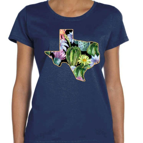 Image of Cactus Lovers Texas T Shirt