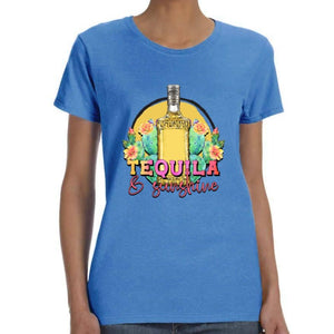 Tequila and Sunshine Cactus T Shirt