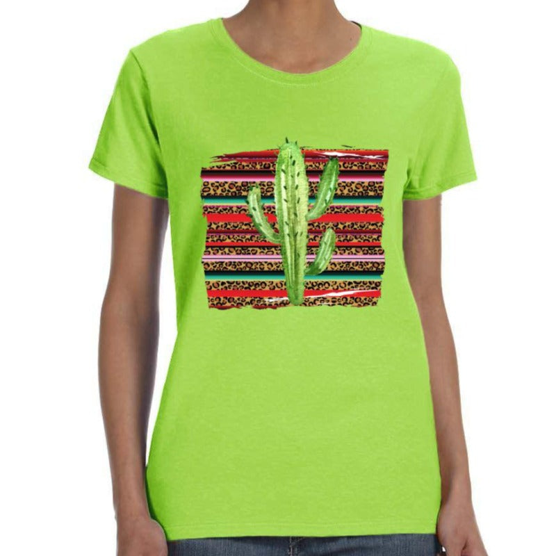 Colorful Saguaro Cactus Shirt