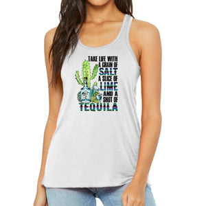 Cactus Lovers Tequila Tank Tops