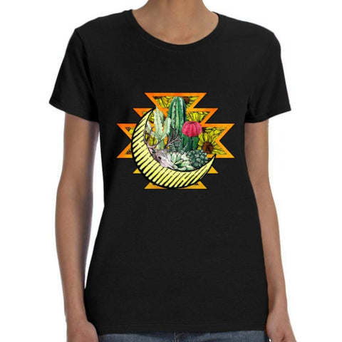 Image of Desert Scene Cactus Shirt