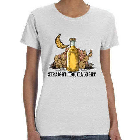 Straight Tequila Lovers Cactus Shirt