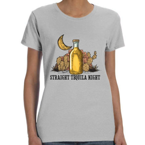 Straight Tequila Lovers Cactus Shirt