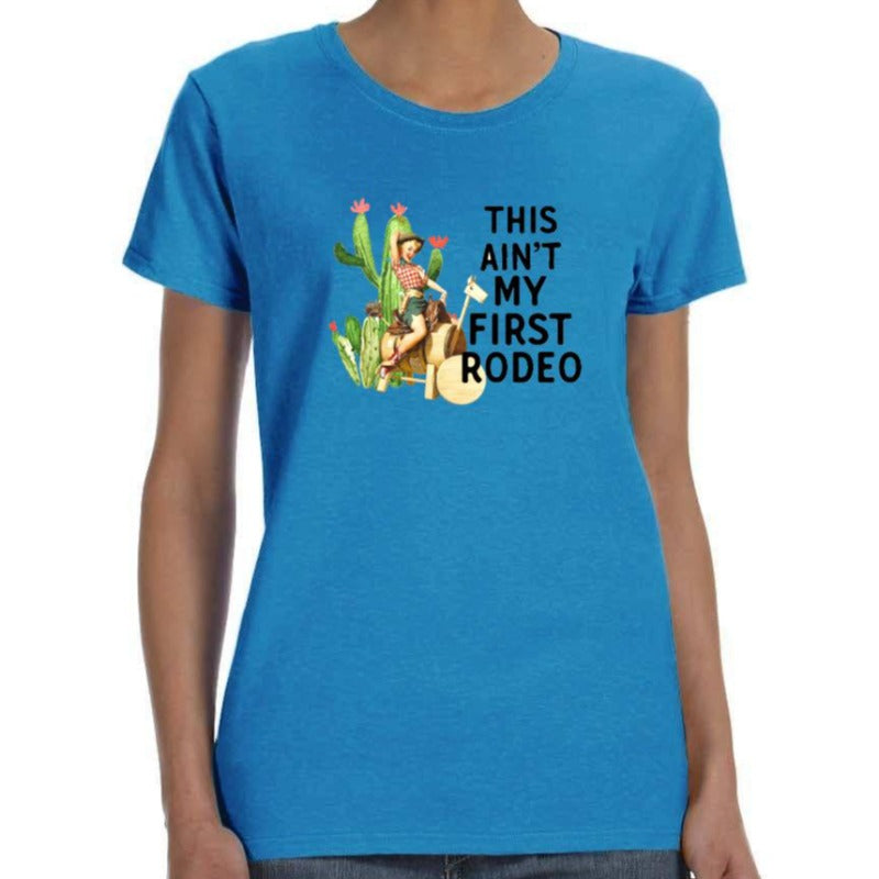 "This Ain't My Fist Rodeo" Cactus Shirt