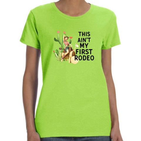 Image of "This Ain't My Fist Rodeo" Cactus Shirt