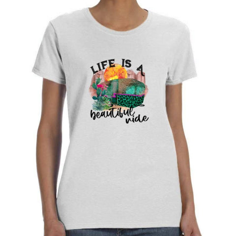 Image of Life Is A Beautiful Ride Cactus Shirt